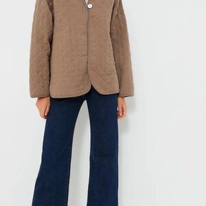 DONNI. Taupe Quilted  Jacket